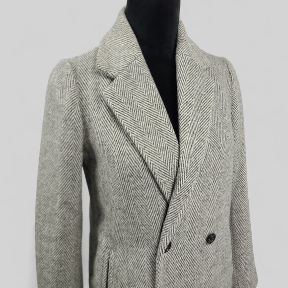 MadeWell Item G9145 Herringbone Blazer Coat - Picture 6 of 12